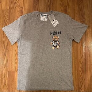 Moschino Couture Men’s Teddy Bear Graphic Print T-Shirt, Size 48 (M)